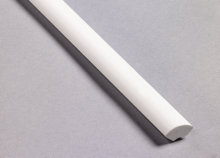 Kvartsstav PVC Vit 12 x 12 mm - 2,5 m Primo